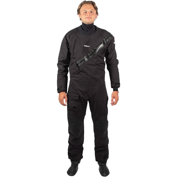 2024 Gul Masculino Dartmouth Eclip Zip Drysuit E Free Underfleece GM0378-B9 - Black